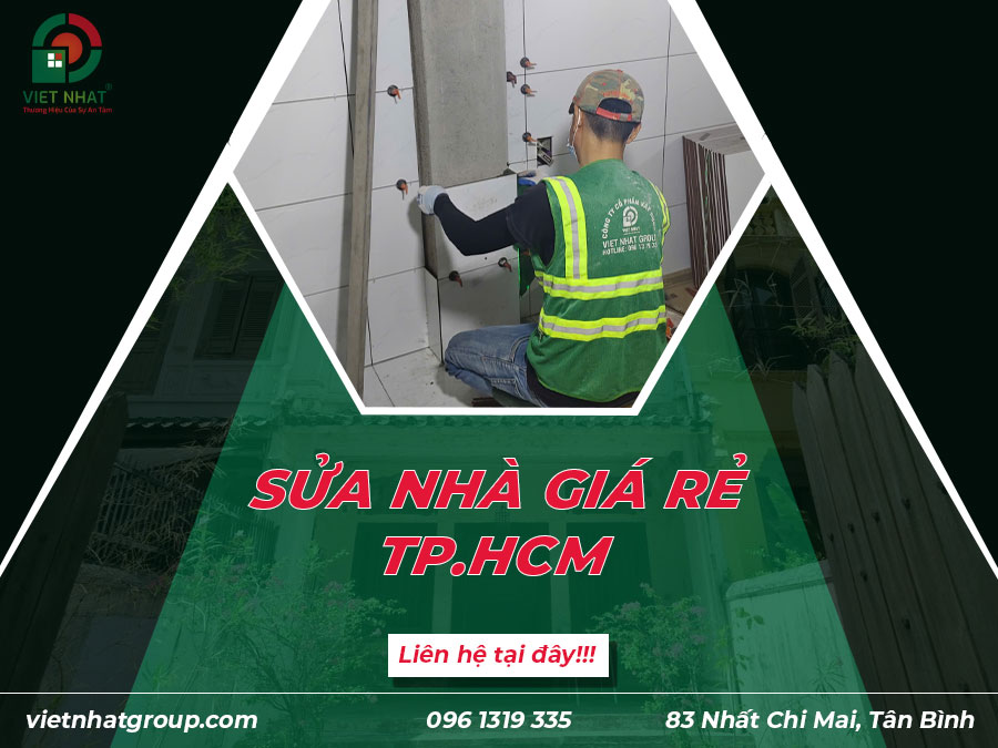 Sửa chữa nhà giá rẻ TPHCM