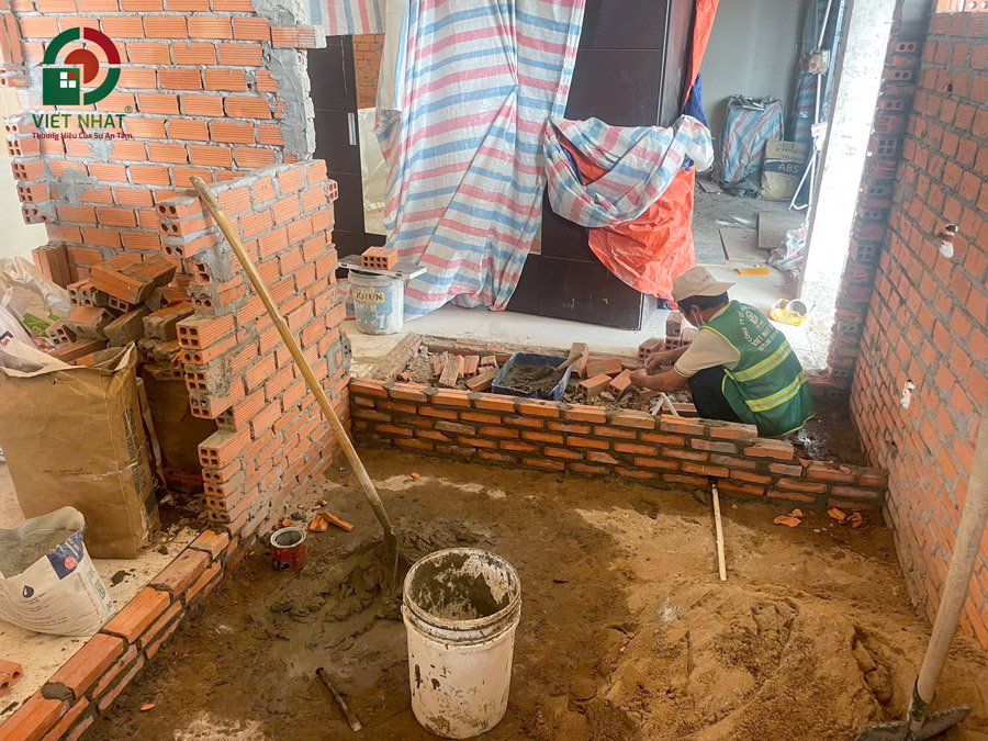 Đơn giá thi công xây tường, trát tường