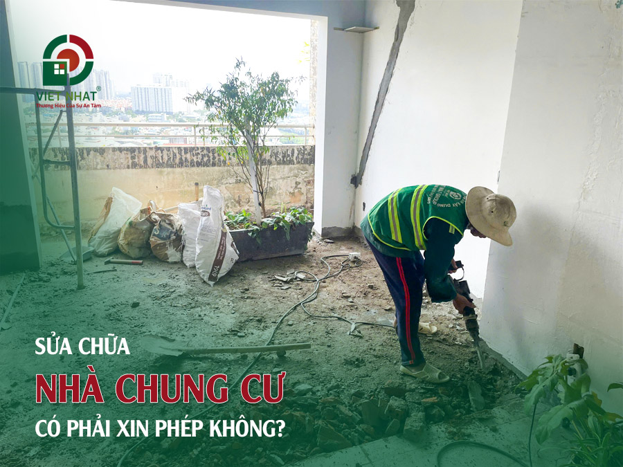 Sửa nhà chung cư có phải xin phép không?