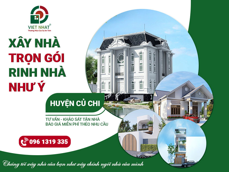 Giá xây nhà trọn gói Huyện Củ Chi – Công ty xây nhà uy tín 