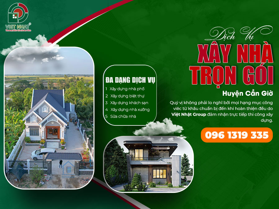 Báo giá xây nhà trọn gói Huyện Cần Giờ năm 2025 