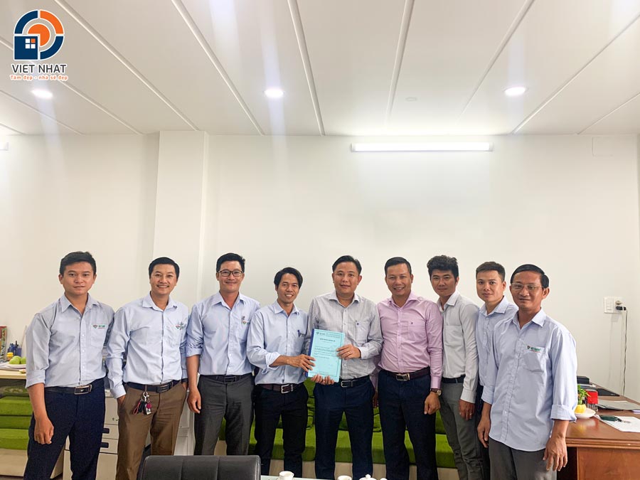 Việt Nhật Group ký hợp đồng xây dựng trọn gói nhà anh Duẩn ở Quận 7 
