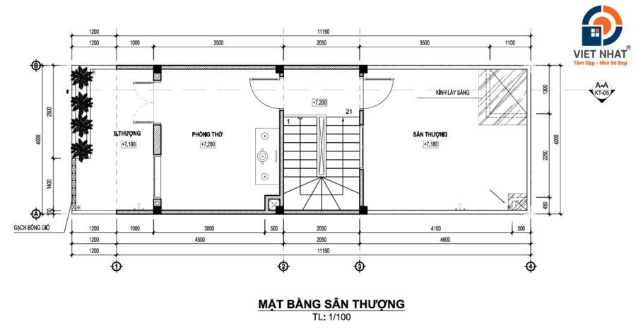 nhà phố 3 tầng hiện đại đẹp