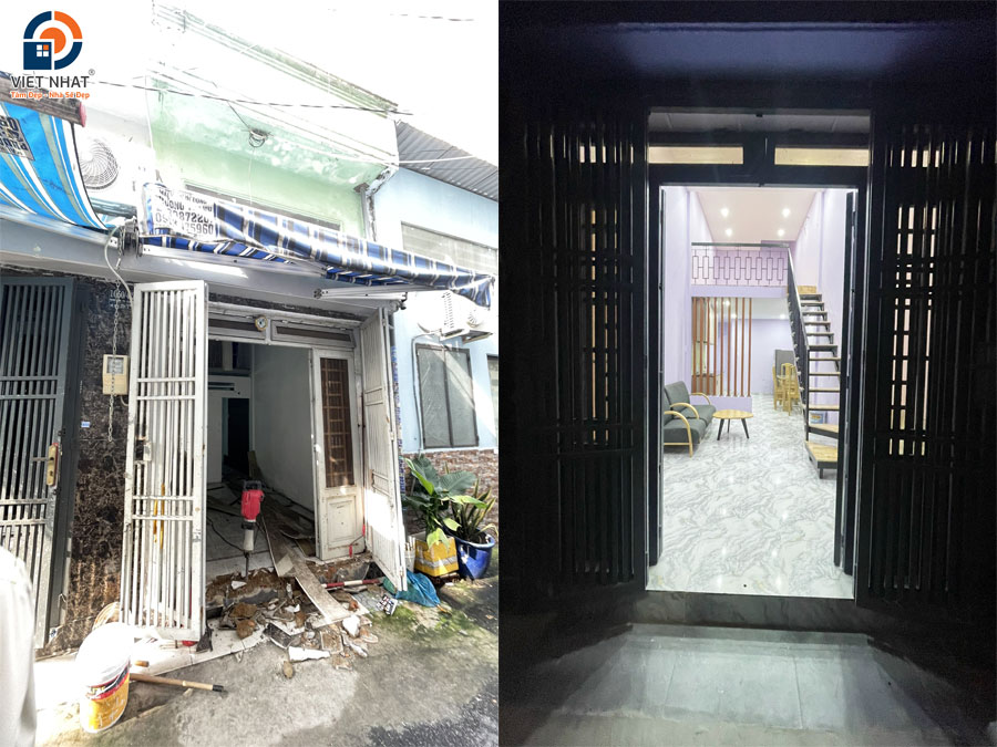 Sửa chữa cải tạo nhà cấp 4 gác lửng nhà anh Hoàng Quận Gò Vấp 