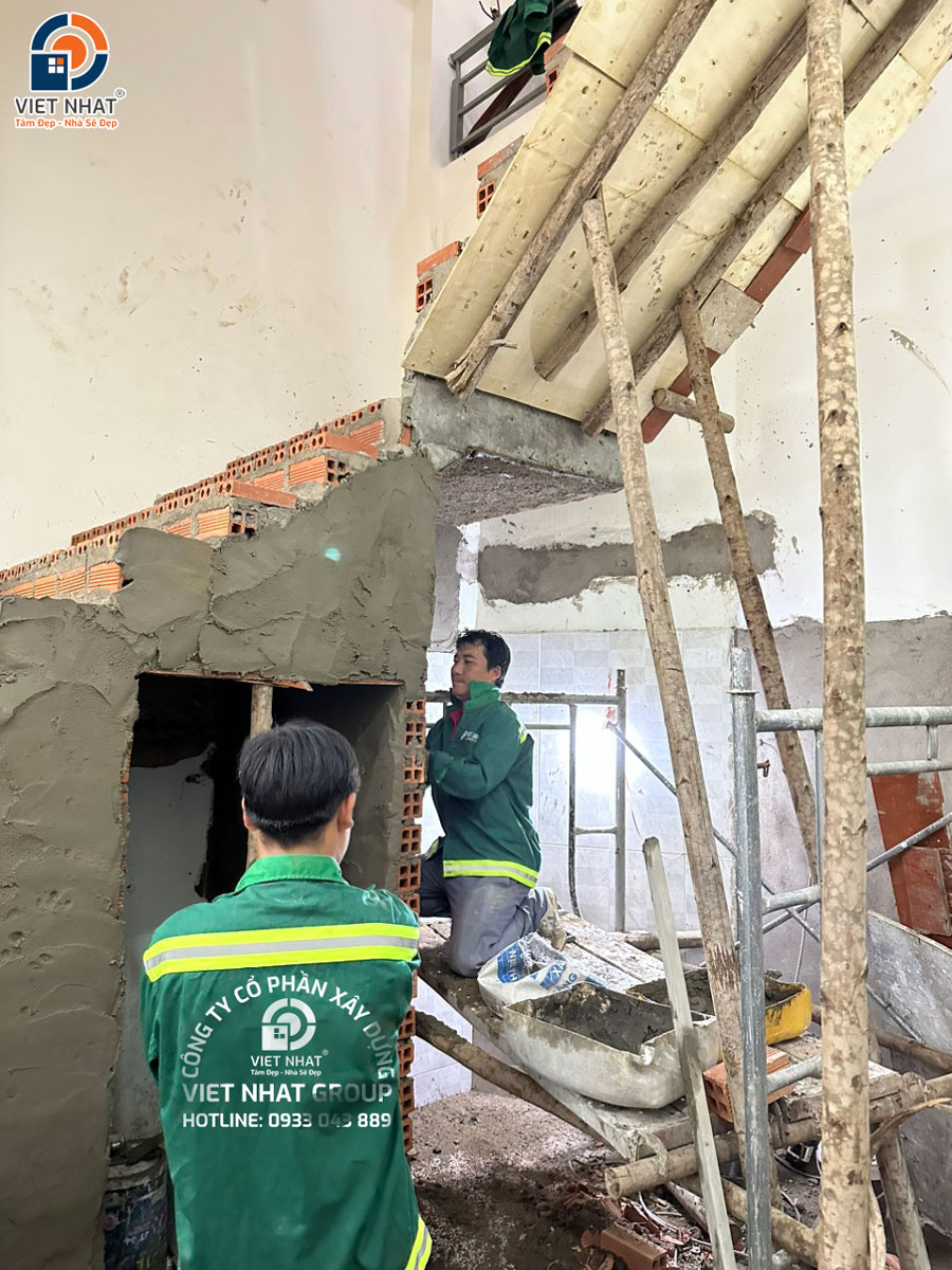 [ Đang thi công] Khởi công sửa chữa cải tạo nhà anh Hải Quận Tân Bình