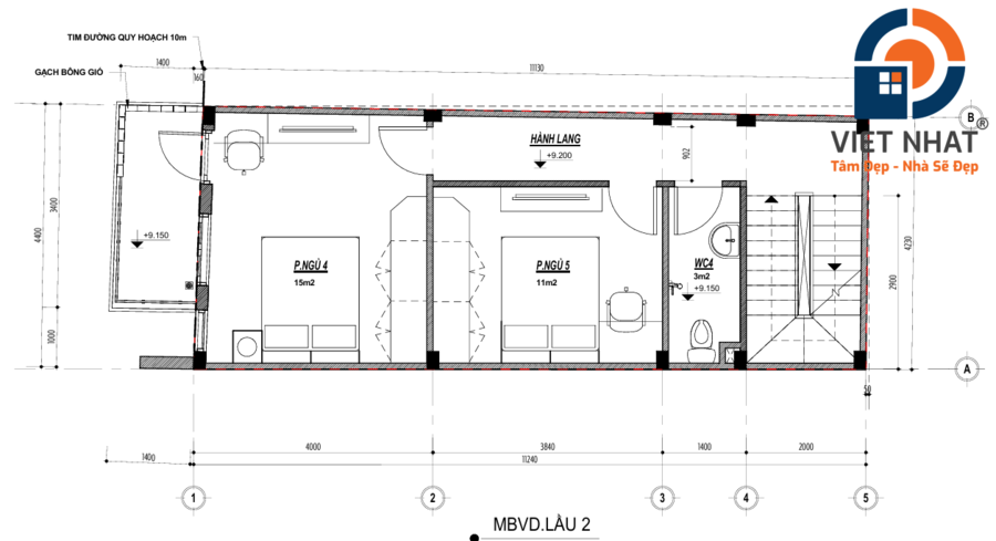 nhà phố 6 tầng