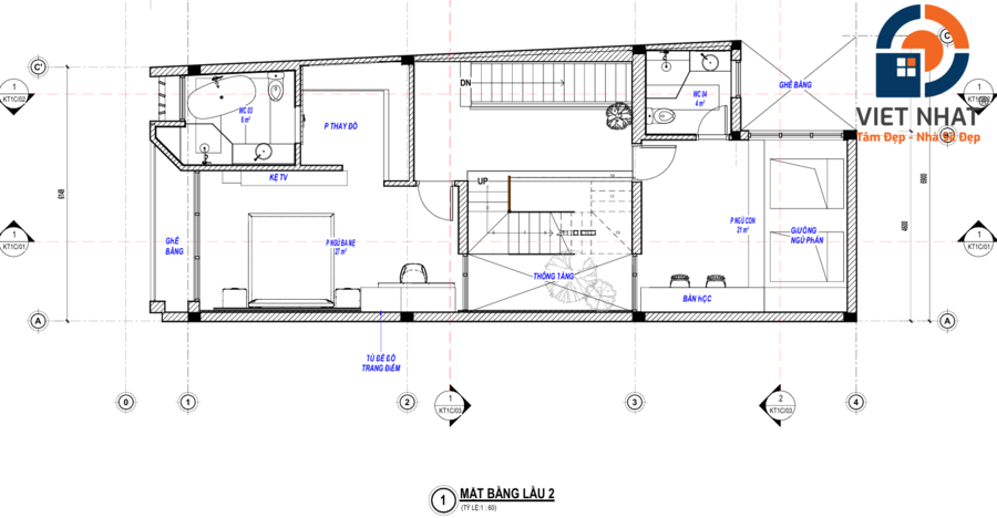 nhà phố 4 tầng