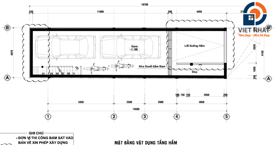 nhà phố 2 mặt tiền tân cổ điển