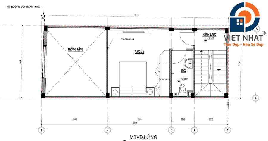 nhà phố 6 tầng