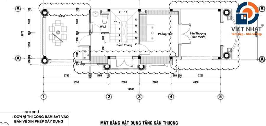 nhà phố 4 tầng tân cổ điển