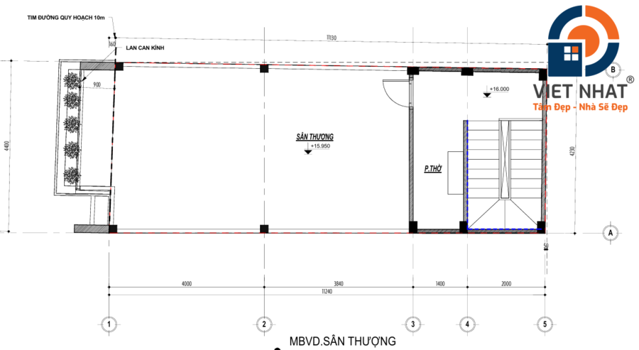 nhà phố 6 tầng