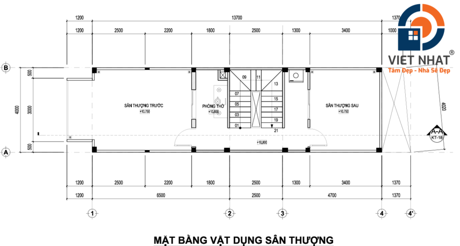 nhà phố 4 tầng tân cổ điển