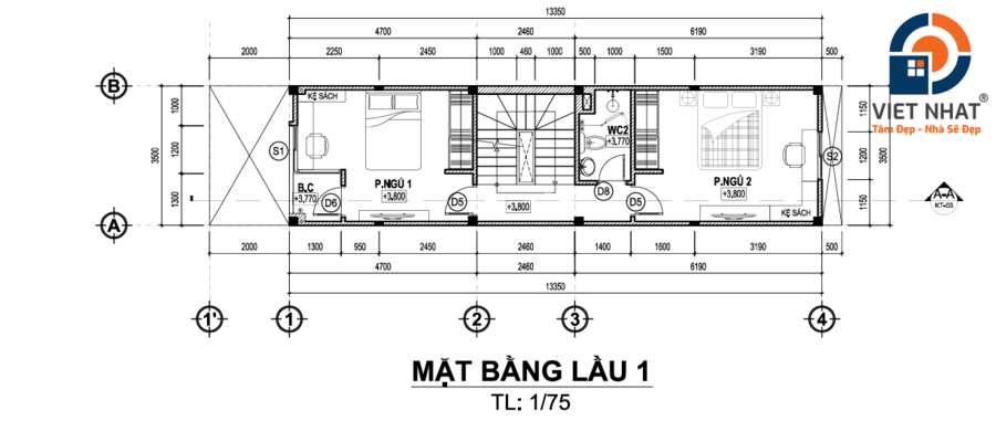 nhà phố hiện đại 3 tầng