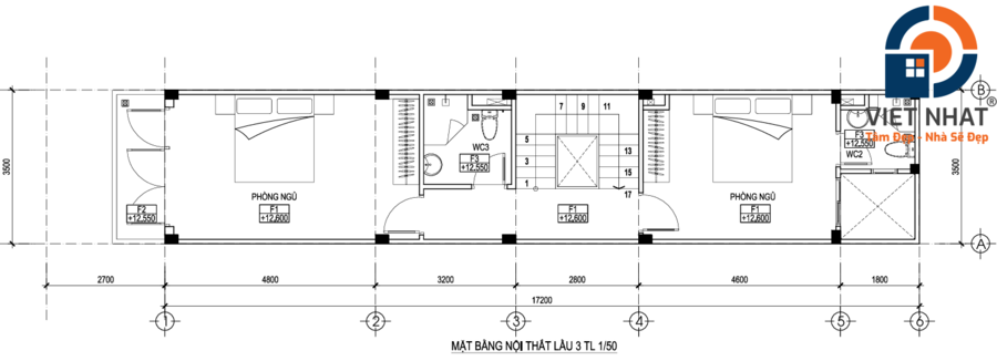 nhà phố 5 tầng 1 tum ấn tượng