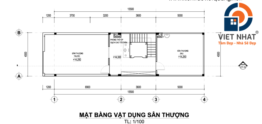 nhà phố 5 tầng hiện đại