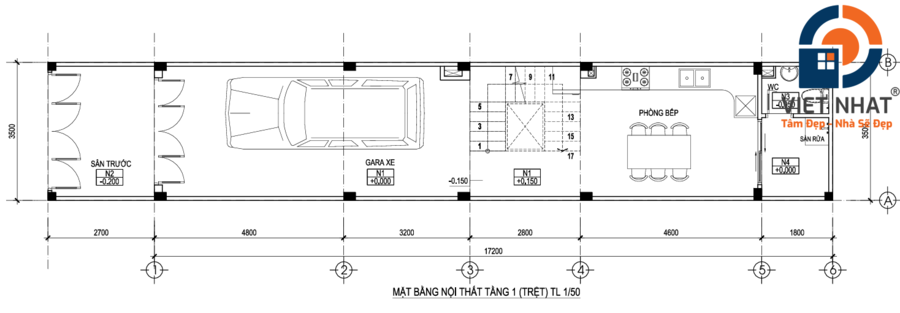 nhà phố 5 tầng 1 tum 