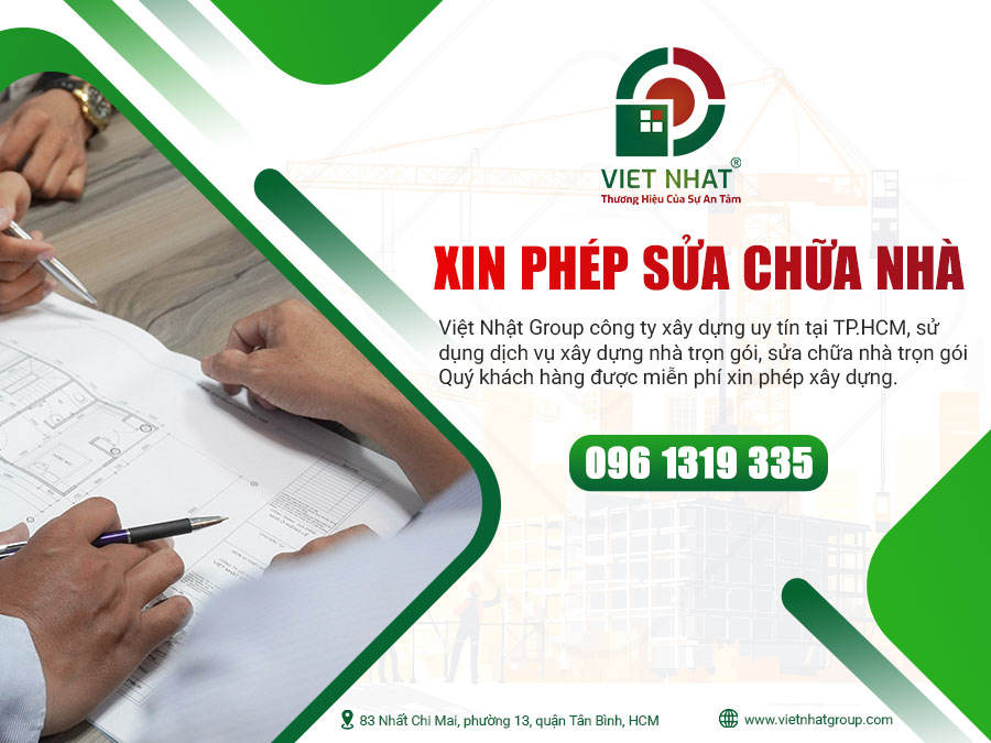 Báo giá xin phép sửa chữa nhà 