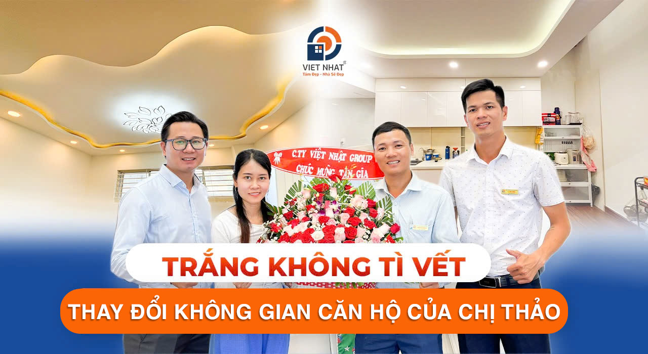 Đánh giá của chị Thảo về công tác sửa chữa cải tạo căn hộ chung cư nhà chị Thảo ở Tân Bình