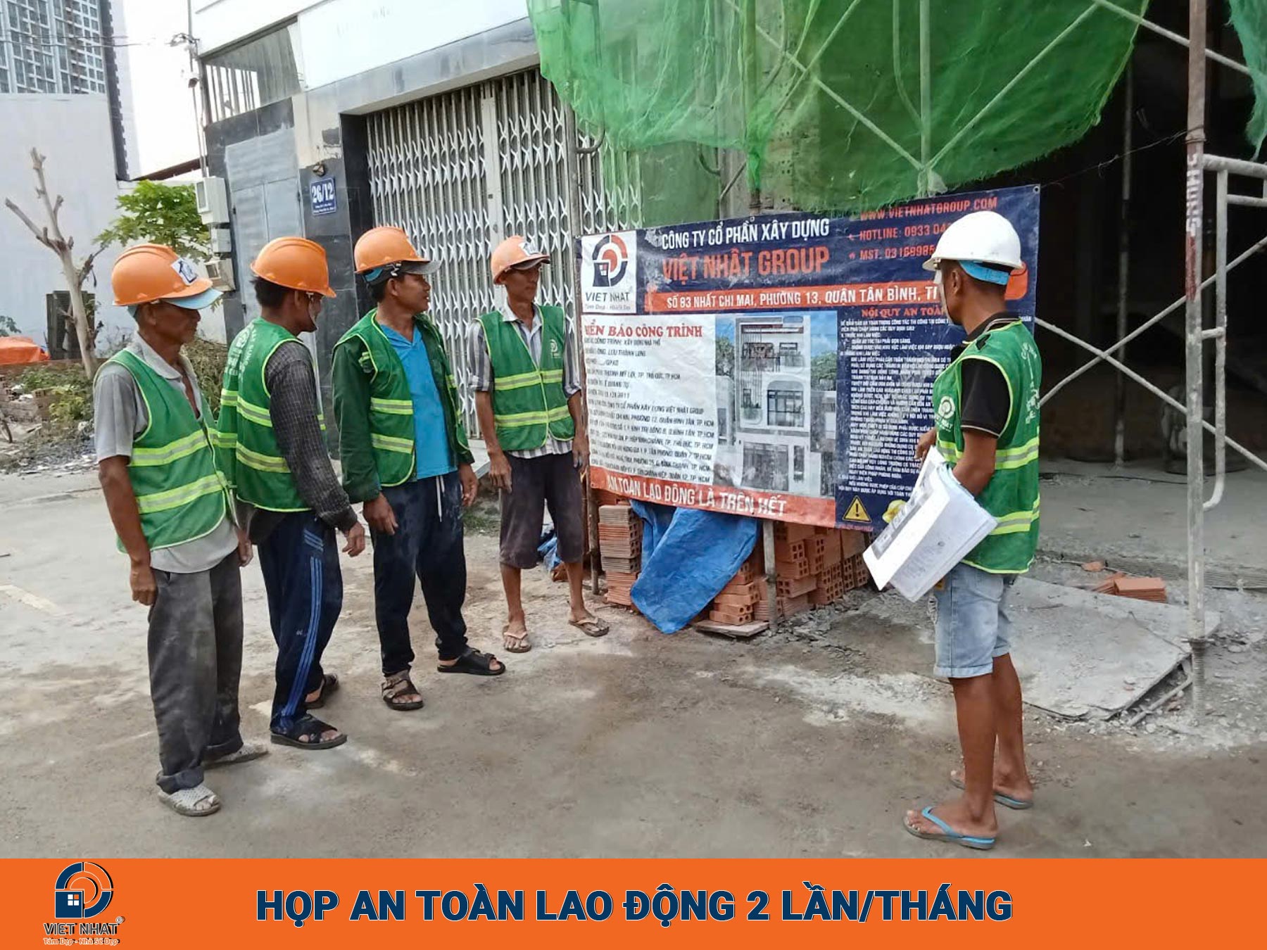 Tổ chức họp an toàn lao động 2 lần/tháng