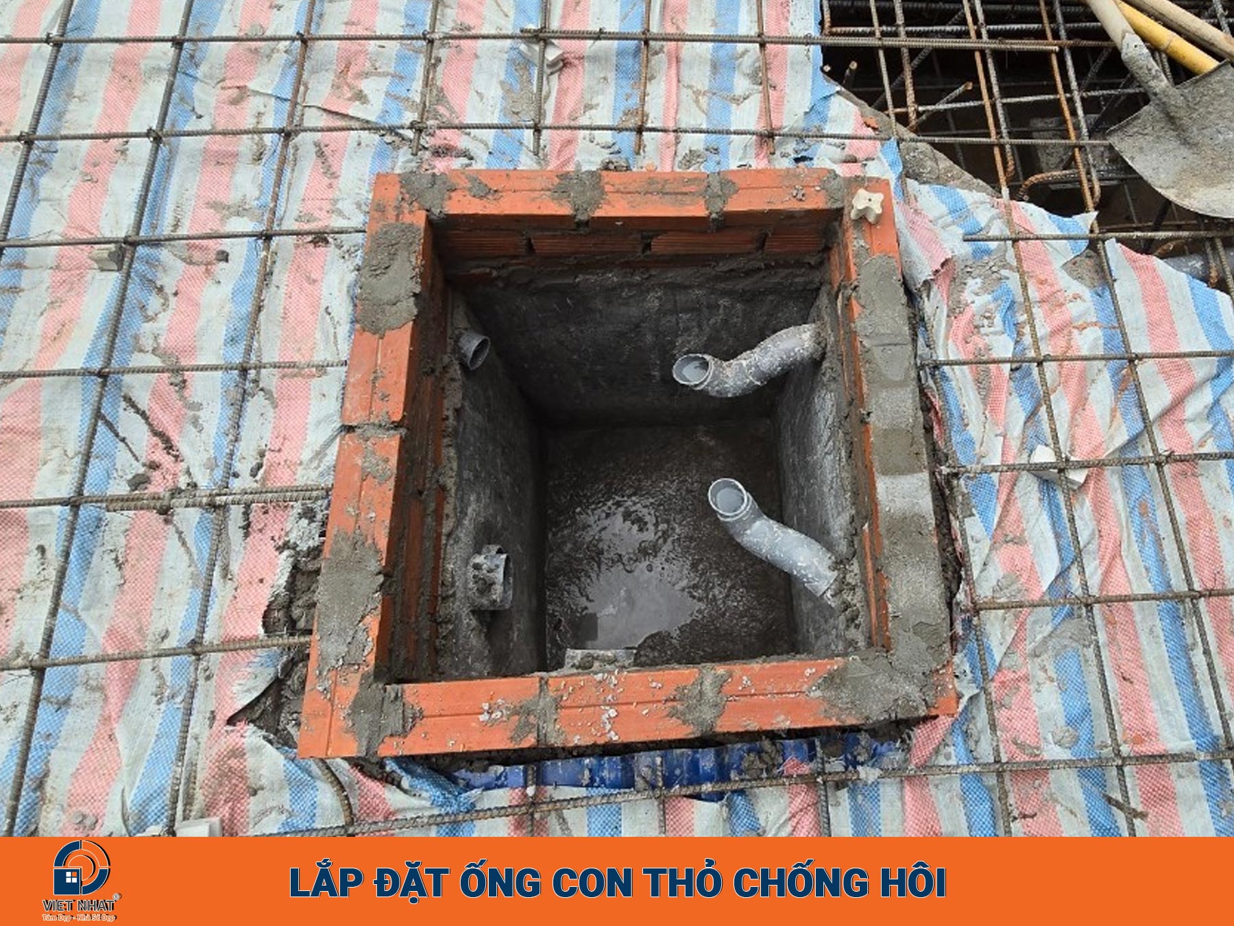 Sử dụng ống con thỏ chống mùi hôi