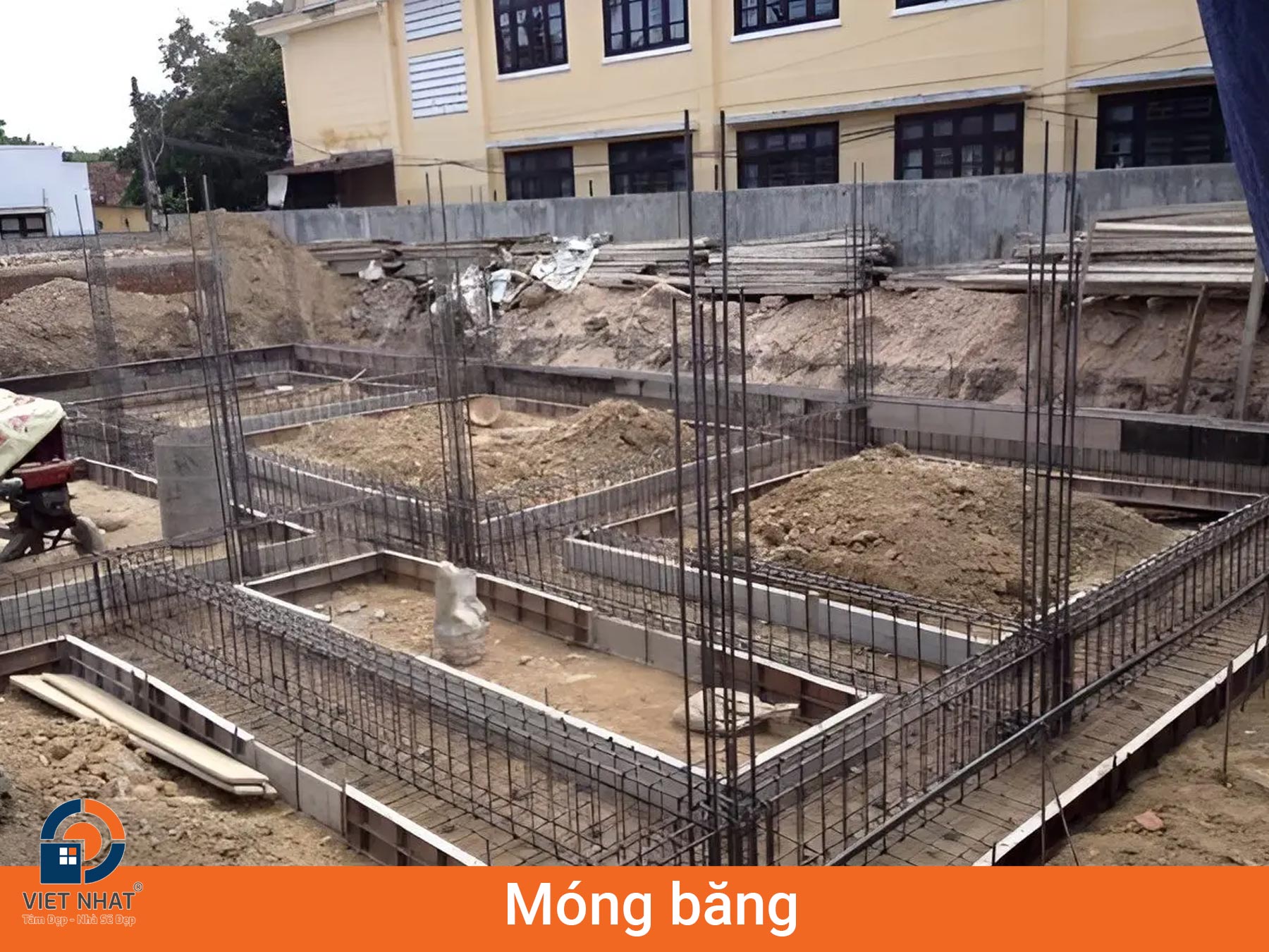 Móng băng trong xây dựng công trình