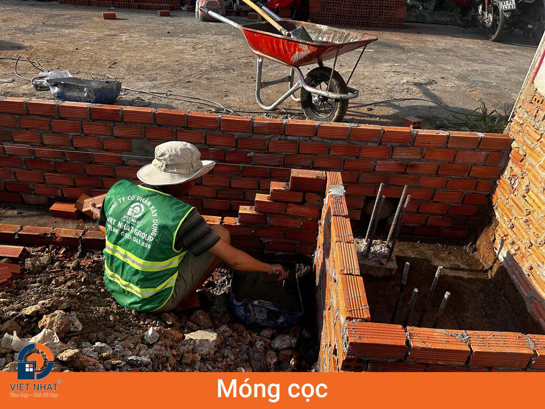 Móng cọc xây nhà