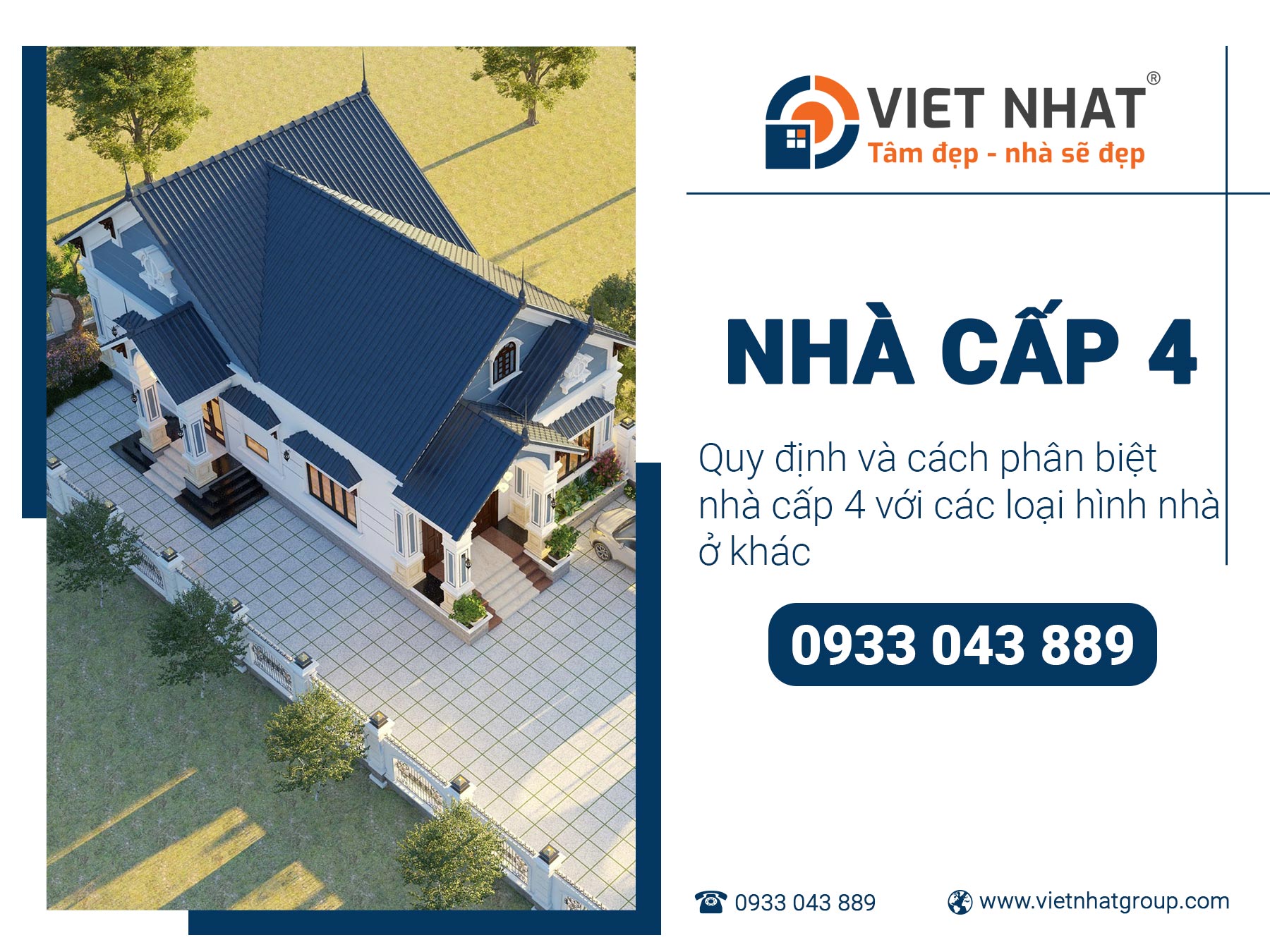 Nhà cấp 4 là gì? Quy định và cách phân biệt nhà cấp 4 cụ thể 