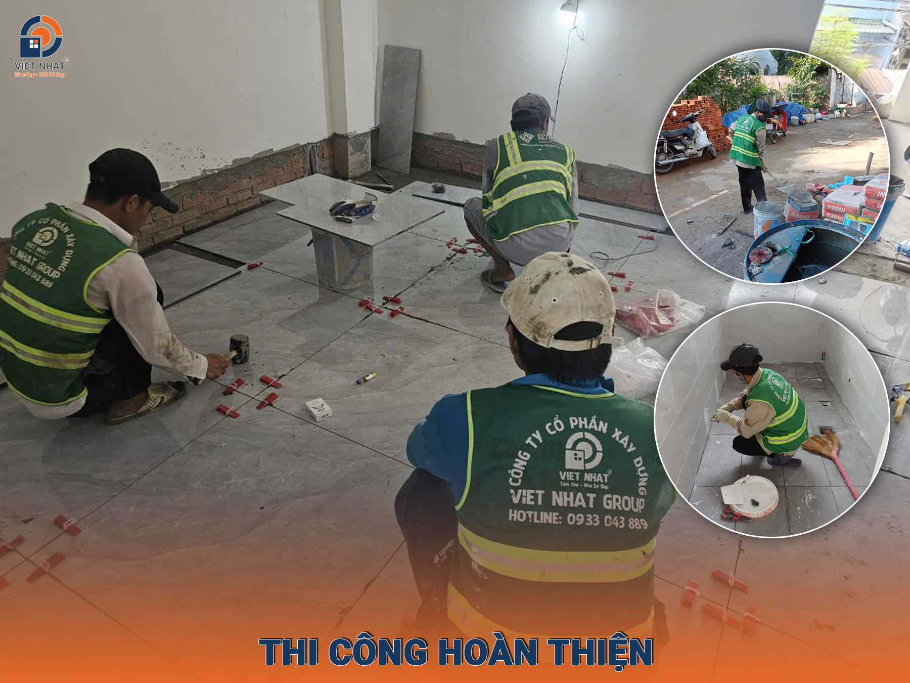 Thi công hoàn thiện công trình