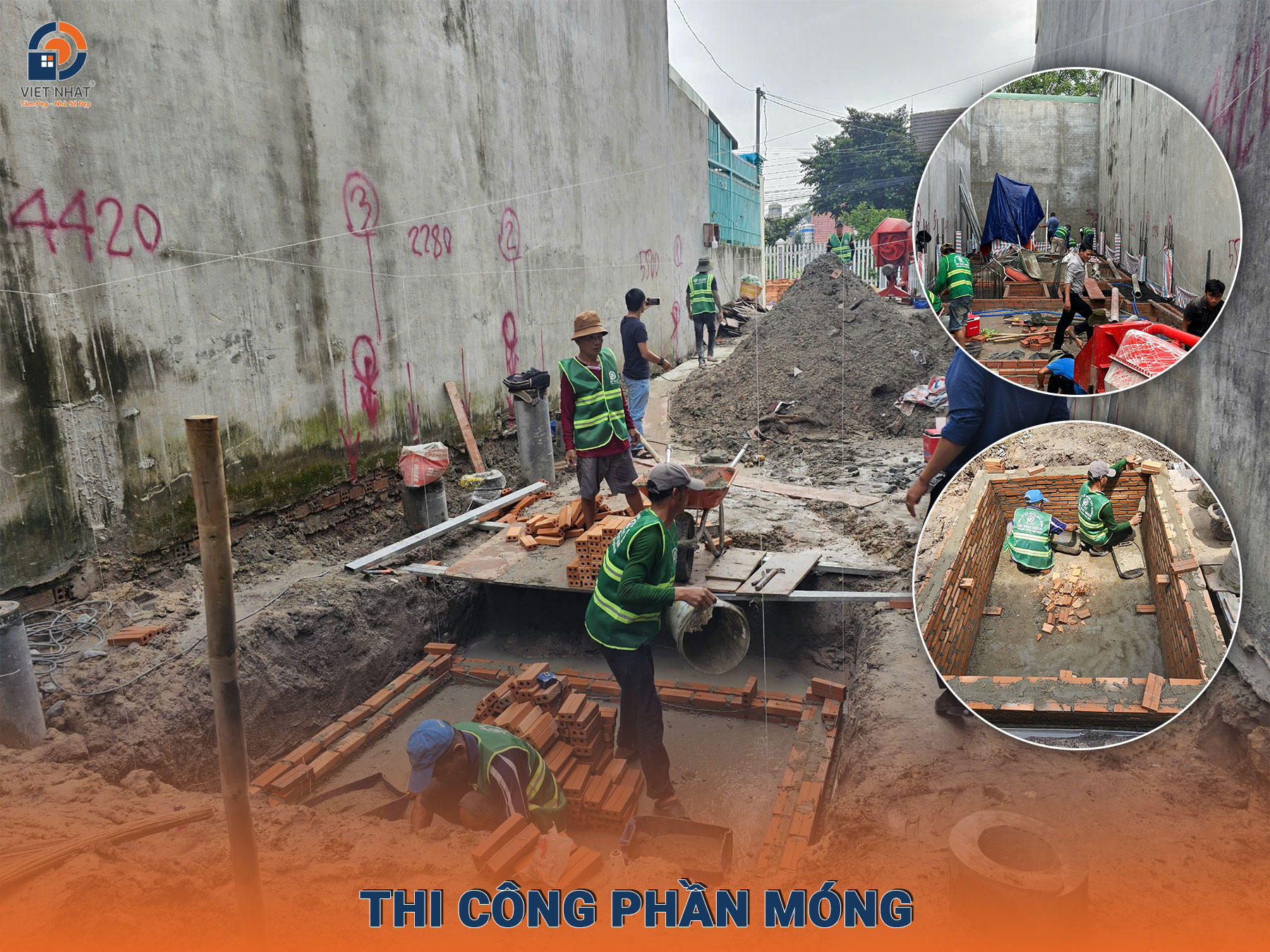 Thi công phần móng