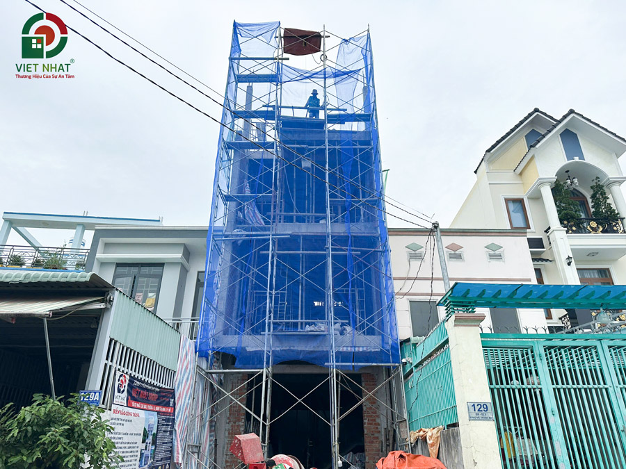 Tiến độ thi công nhà 3 tầng tum sân thượng