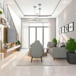 Thiết kế không gian phòng khách nhà anh Sơn Thủ Đức