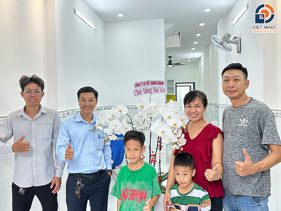 Bàn giao công trình nhà phố 3 tầng 3×19,5m anh Phú ở Quận Gò Vấp 