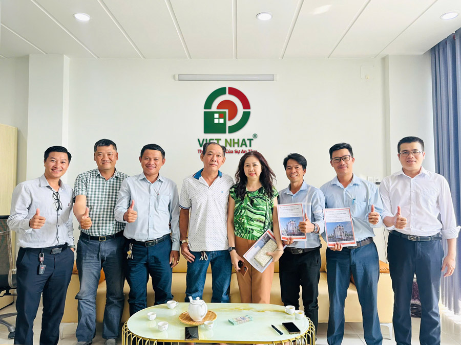 Việt Nhật Group ký hợp đồng xây nhà trọn gói cùng gia đình Anh Trung ở quận Gò Vấp