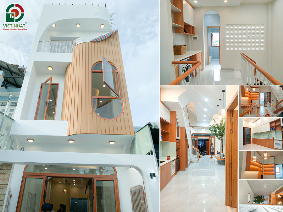 Chính thức bàn giao nhà phố 3 tầng 4x16m cho gia đình anh Ngọc Hóc Môn 