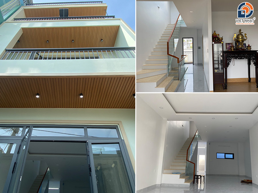 Bàn giao nhà phố 3 tầng phong cách hiện đại cho gia đình anh Nam huyện Nhà Bè 