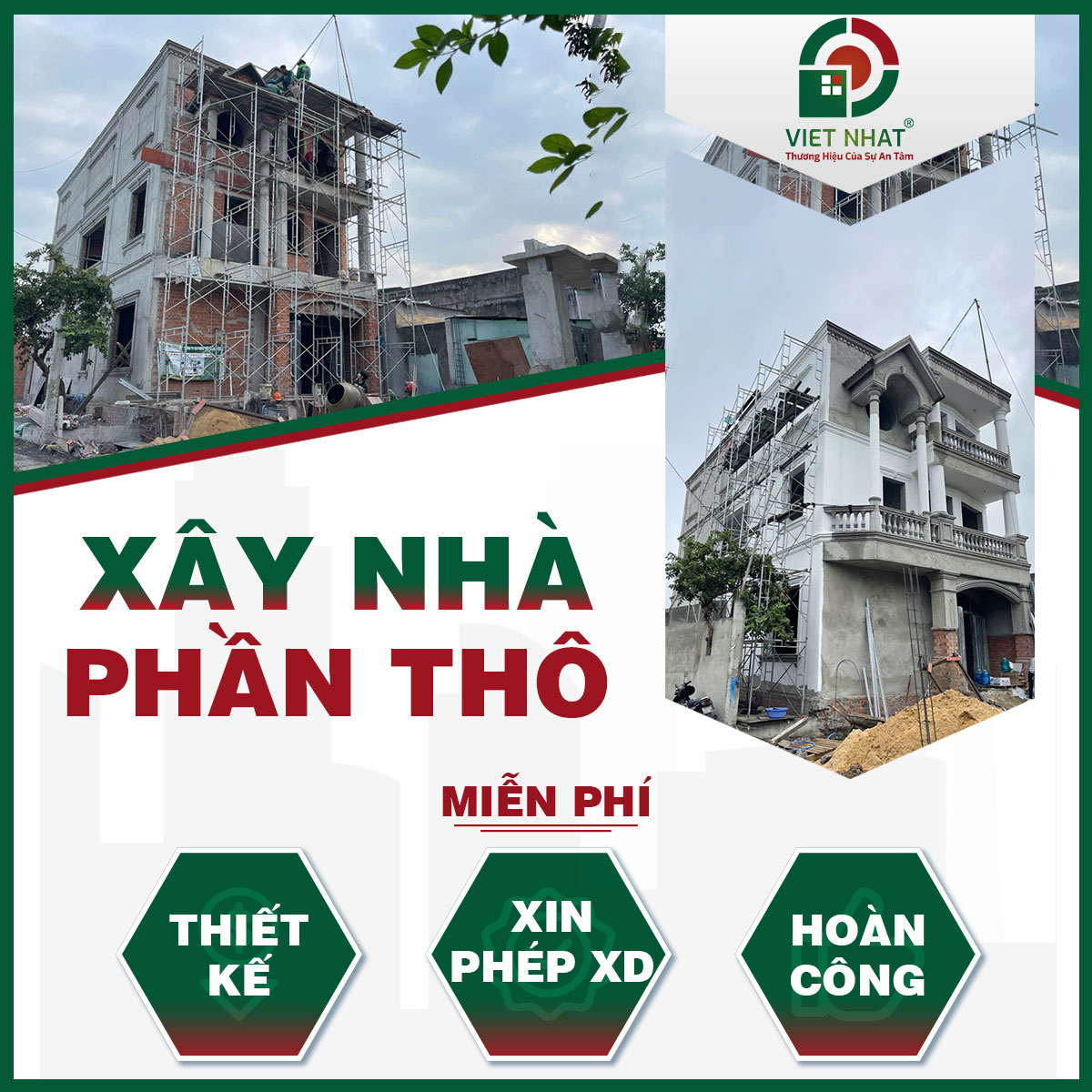 Xây nhà phần thô