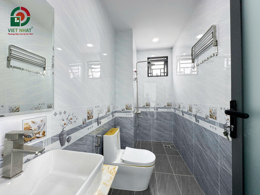 Xây nhà trọn gói 2 căn liền kề 3 tầng 5x14m Cô Thông ở Hóc Môn