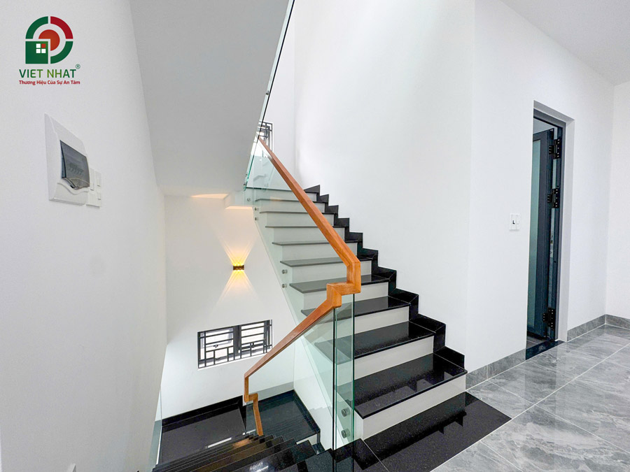 Xây nhà trọn gói 2 căn liền kề 3 tầng 5x14m Cô Thông ở Hóc Môn