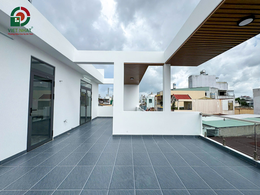 Xây nhà trọn gói 2 căn liền kề 3 tầng 5x14m Cô Thông ở Hóc Môn