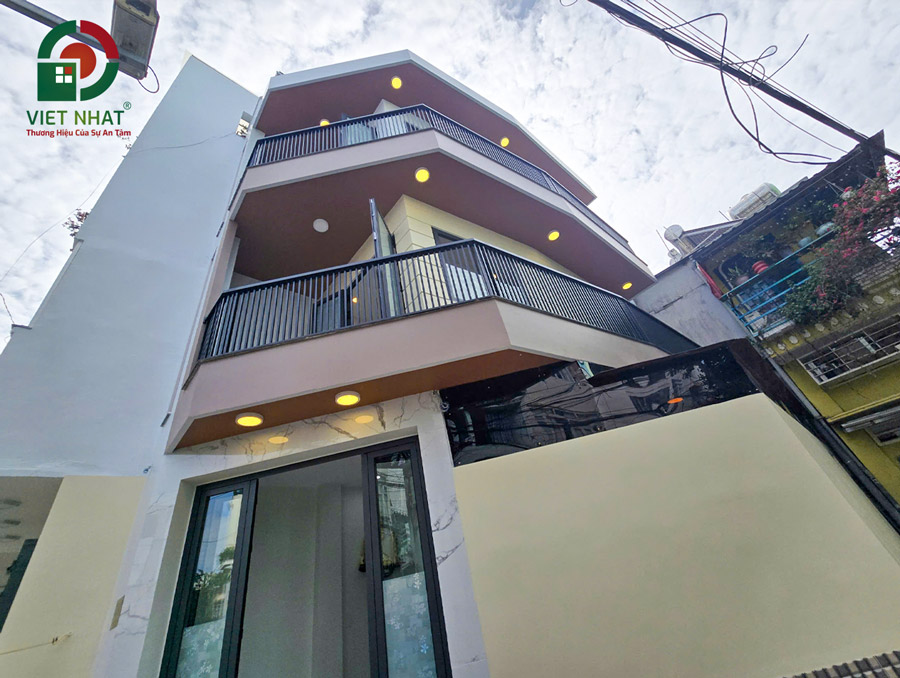 Hình ảnh bàn giao nhà lô góc 3 tầng 3,5x10m