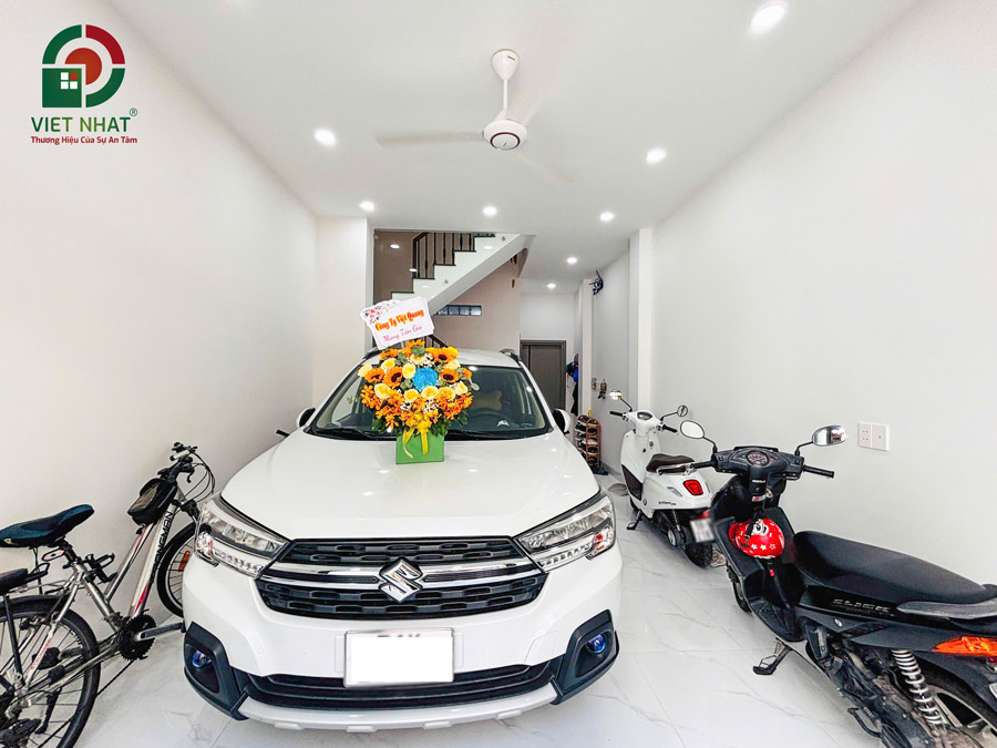 Hình ảnh bàn giao khu vực để xe