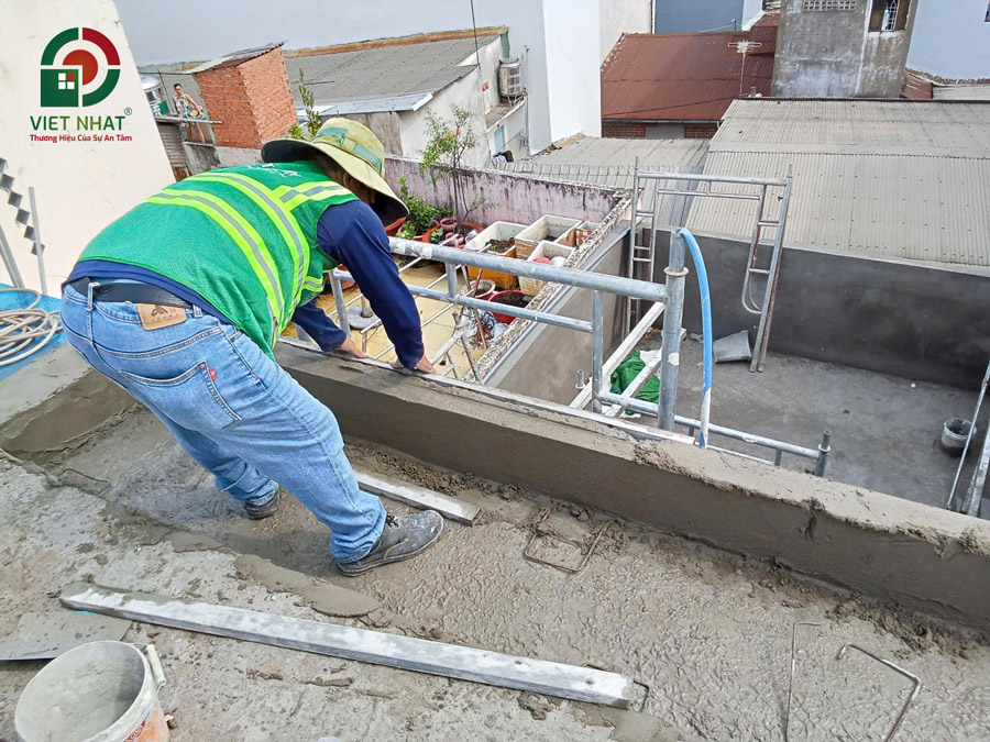 Hình ảnh thi công tô trát tường