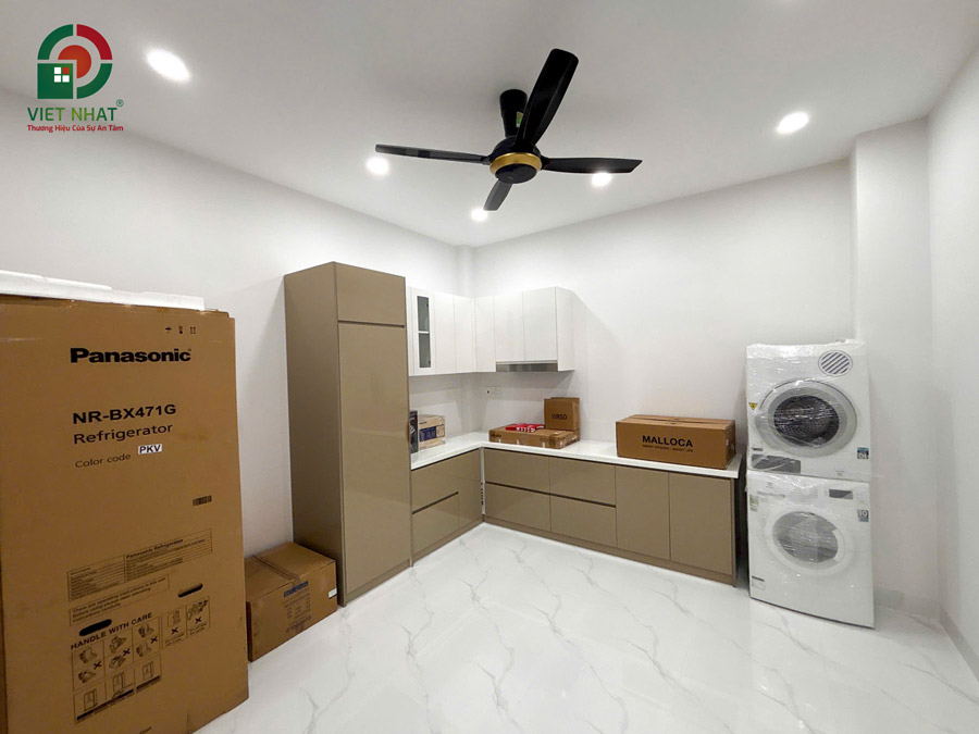 Hình ảnh thi công lắp đặt nội thất nhà bếp