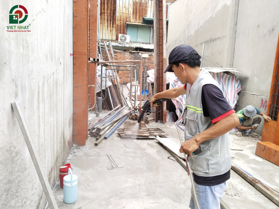 Hình ảnh thi công bảo dưỡng công trình