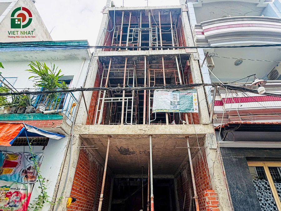 Hình ảnh tiến độ xây dựng phần thô nhà Anh Thành