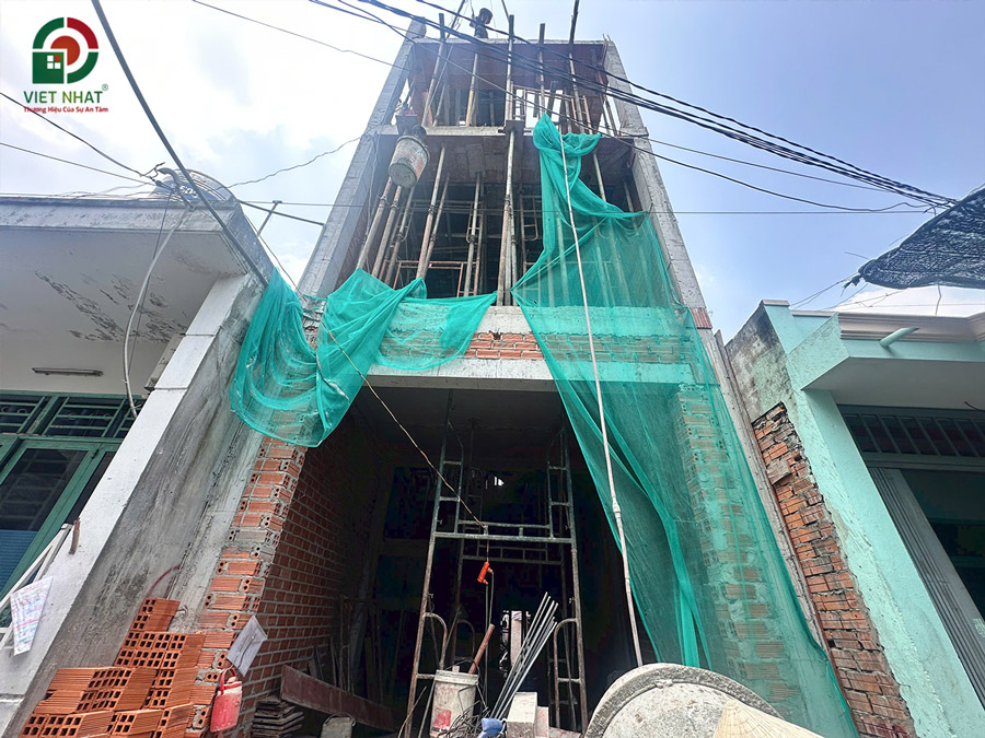 Hình ảnh tiến độ thi công nhà 3 tầng