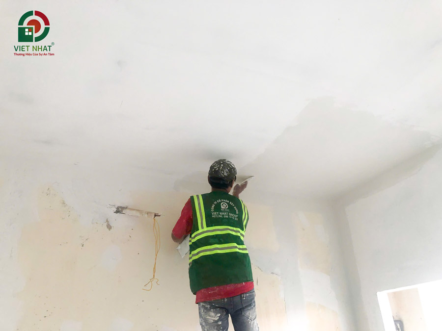 Hình ảnh thi công sơn nước
