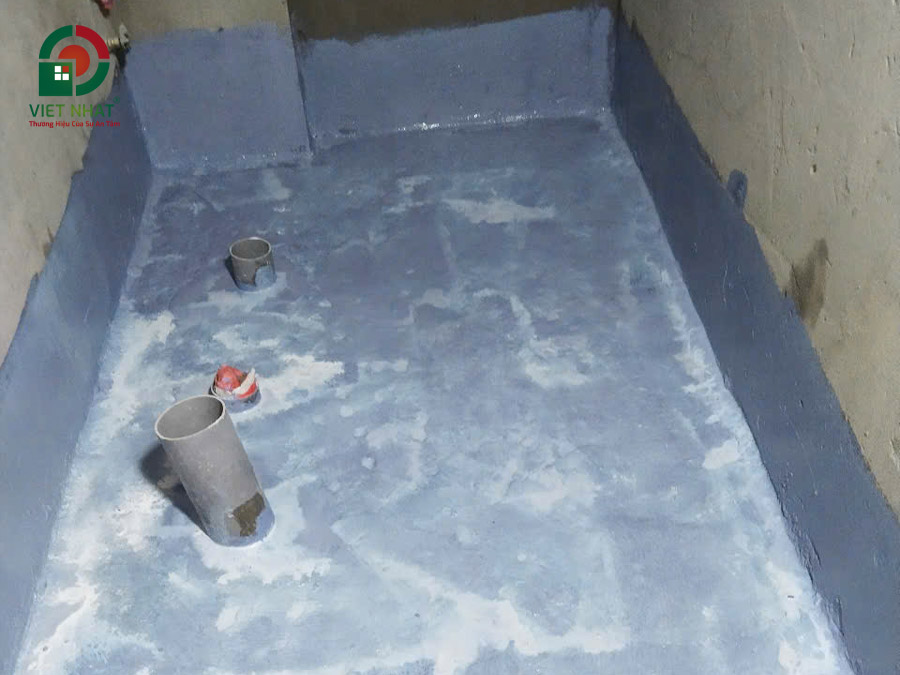 Hình ảnh thi công chống thấm sàn WC