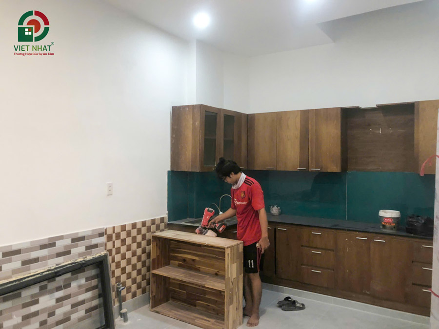 Hình ảnh thi công lắp đặt nội thất