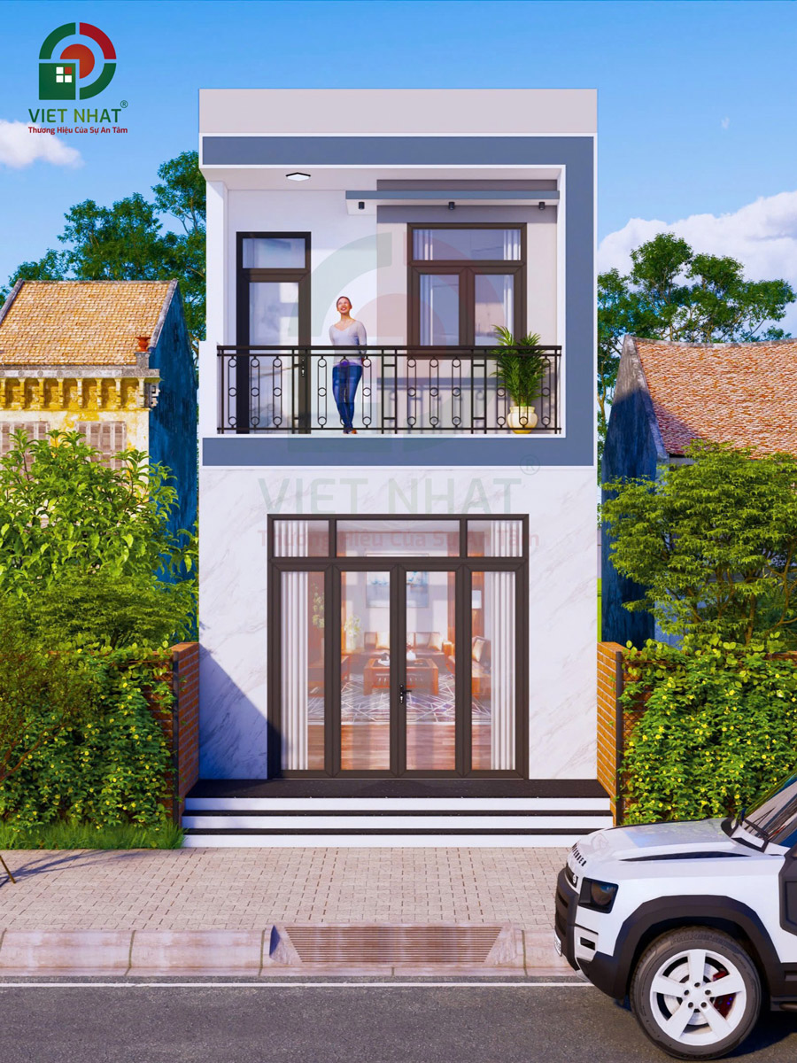 Mẫu nhà 2 tầng 4x11m